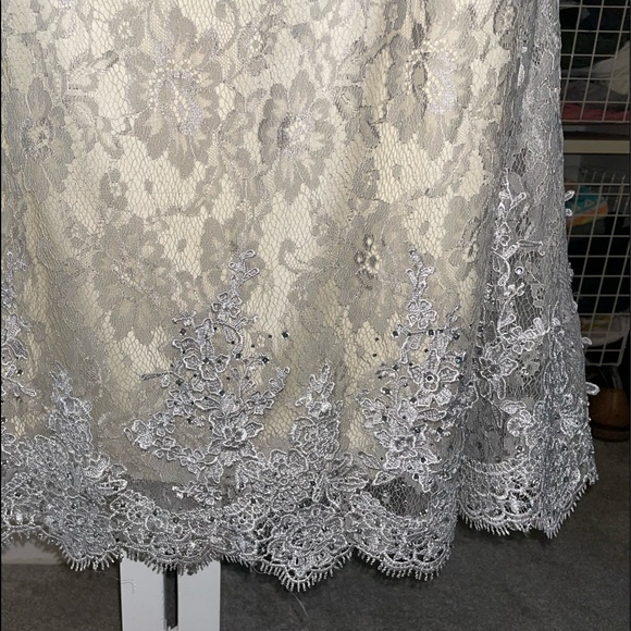 Light Blue Lace Dress - Picture 6 of 7